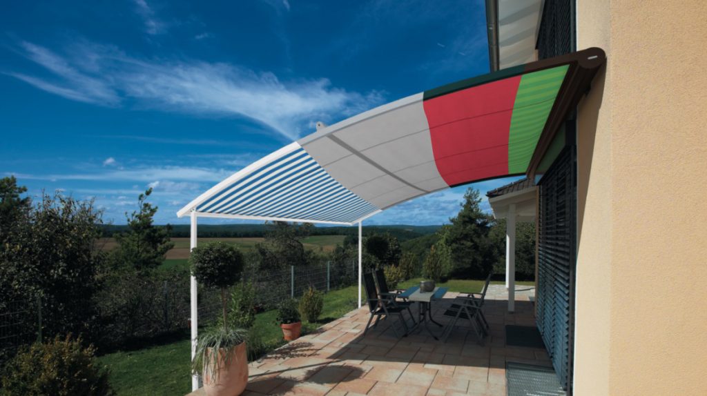 Pergola Markise auf Terrasse